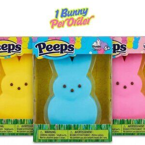 Peeps Blue Bunny Sensory Squishy Toy (1 Bunny Per Order)